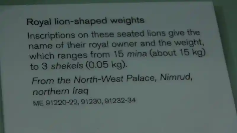 Royal lion-shaped weights